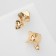 Earrings Metal "Bohemia" space, color gold