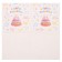 Single -layer paper napkins "Happy Birthday" Cake, 24x24 cm, set of 50 pcs.