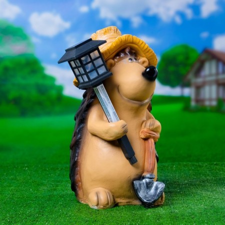 Garden Lanter "Hedgehog with a Lantern" 43cm-1