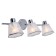 Wall lamp 3x60W E14, size 64x24x16.5 cm