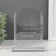 Souvenir glass stele "Dawn" 16x11x4.5 cm