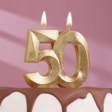 Candle for cake jubilee 