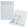 The convert folder on the A4 button, 150 μm, Brauberg, transparent