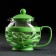 Glass teapot “Flora”, 700 ml, with metal sieve, color mix