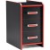 Hannah LDSP computer table, black/red 33x50x60 cm