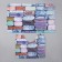 A set of mats for the bathroom and toilet Dilan "Bricks", 2 pcs: 40 × 50, 50 × 80 cm