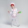 Carnival set "Cooking with dishes", apron, cap, dishes, p. 28-30, growth 98-116 cm