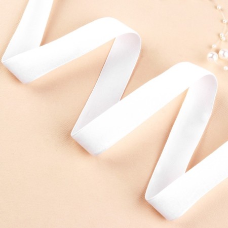 Velvet tape, 20 mm, 18 ± 1 m, white color No. 01-1