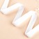 Velvet tape, 20 mm, 18 ± 1 m, white color No. 01