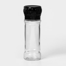 Mill for spices, plastic mechanism, 115 ml (45-80 gr), black color