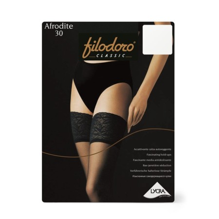 Stockings female Filodoro Afrodite Auto, 30 Den, size 2, color Nero-1
