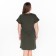 Homemade dress, olive color, size 56