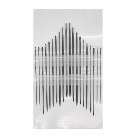 Manual needles Black Sharps, No. 5-10, Black, 20 pcs-1