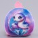 New Year's Baby backpack "Magic Snake", plush, purple color, for the New Year