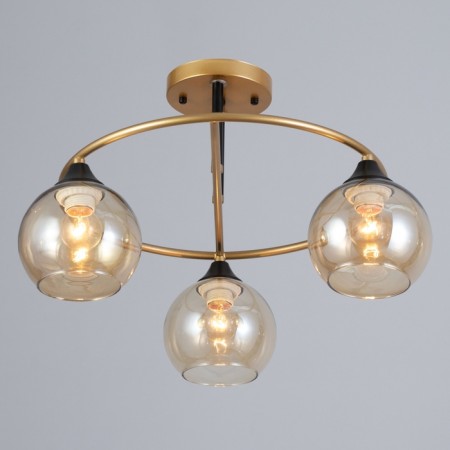 Sicily chandelier 3x60W E27 gold 49x49x25.5cm-1