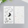Tattoo on the body color phosphorus "constellations" mix 10x6 cm