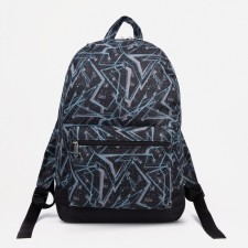 School backpack with zipper, external pocket, 