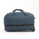 Road bag on wheels, lightning department with an increase, outer pocket, long belt, burgundy color
