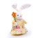Soft toy "Bunny with a flower", 22 cm