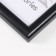 Photo frame MDF 10x15 cm, No. 5 "Simple", black (plastic screen)