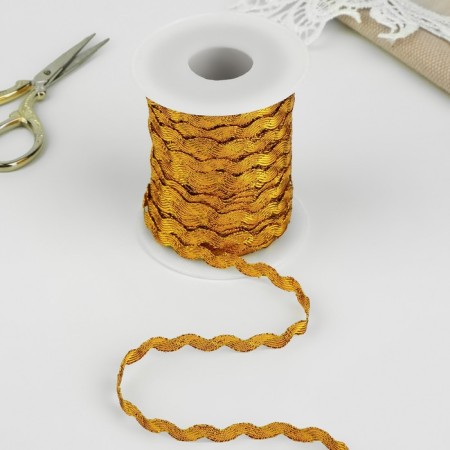 Fleet braid "Back", 5 mm, 23 ± 1 m, gold color-1