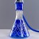 Hindbox "Cambizet", 55 cm, 1 pipe, blue