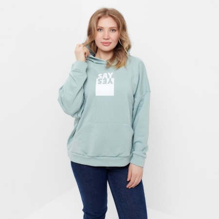 Hoody women Minaku: Casual Collection Color Mint size 50-52-3