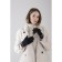 Female gloves, size 7, without insulation, black color