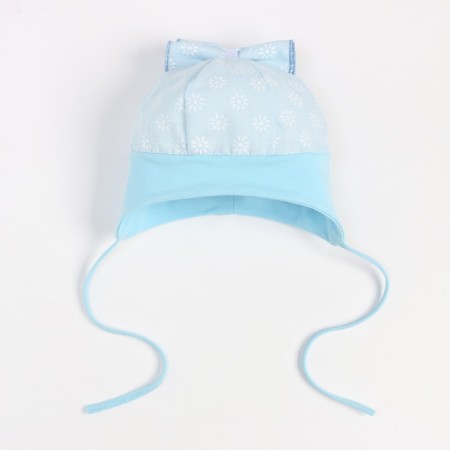 Children's hat, blue color, size 44-46