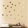 Interior stickers "stars", mirror, decor on the wall, set 50 pcs, pcs 5 x 5 cm