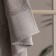 Terry towel Pasionaria "Play", 450 g, size 30x50 cm, dark gray color