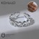 Ring "Heart" Feeling, Color silver, dimensionless