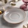 A saucer for a teaspoon Dark Grey, D = 16 cm, dark gray color