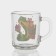 New Year's glass tea mug "New Year's snakes", 200 ml, mix
