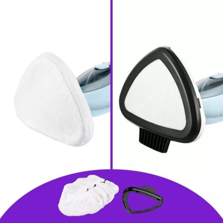 Steam mop KitFort KT-1044, 1500 W, 350 ml, cord 8 m, blue-3
