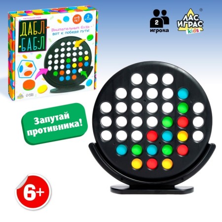 Board game "Dabble Bable", 2 players, 6+