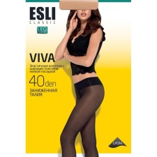 Women's tights Viva 40, black color (nero), size 3
