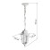 Lamp Garden Era E27, IP44, 60W, 190x170x700 mm, white