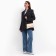 Women's bag made of artificial leather with a valve, 26x16x9 cm, beige color