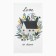 A set of kitchen towels "LOVE" 2 pcs, 28x46 cm, horn, 100% cotton, 160g/m2