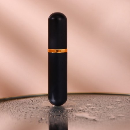 Perfume bottle, with a spray, 5 ml, black color-2