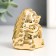 Souvenir Ceramics "Hedgehog" Gold 5x4.5x6.7 cm