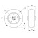 Wheel for transport carts, d = 125 mm