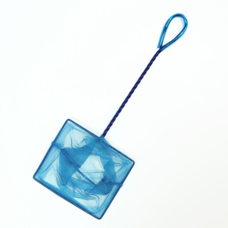 Aquarium net 15 cm, blue-1