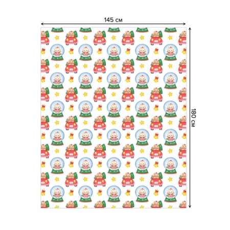 Tables on the table "Fairytale cats", rectangular, oxford, size 145x180 cm-1