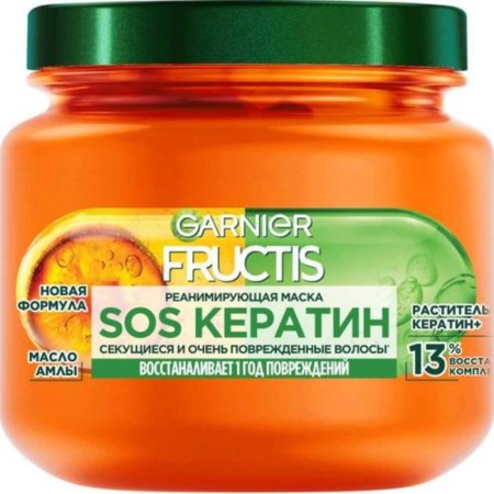 Hair mask Fructis "SOS Keratin", 320 ml