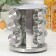 Set for glass spices on the stand "Profi", 19 × 20 cm, 12 pcs, silver color