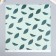 Scrapbooking paper "Avocado leaves" density 180 g 30.5x32 cm