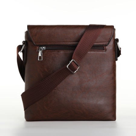 Male bag, brown color-3