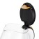 Electric kettle KitFort KT-6199, glass, 2 l, 1850-2200 watts, black and white